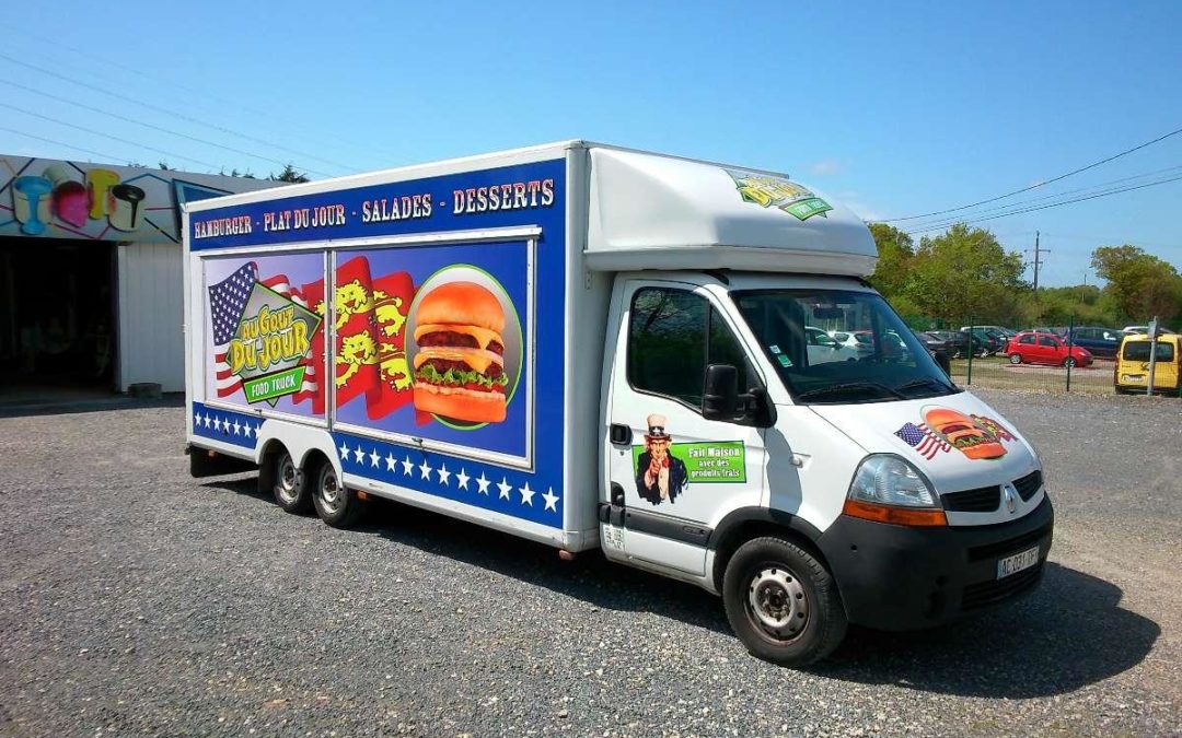 Marquage véhicule food truck