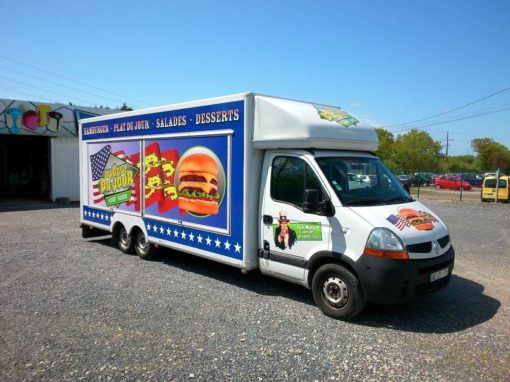 Marquage véhicule food truck